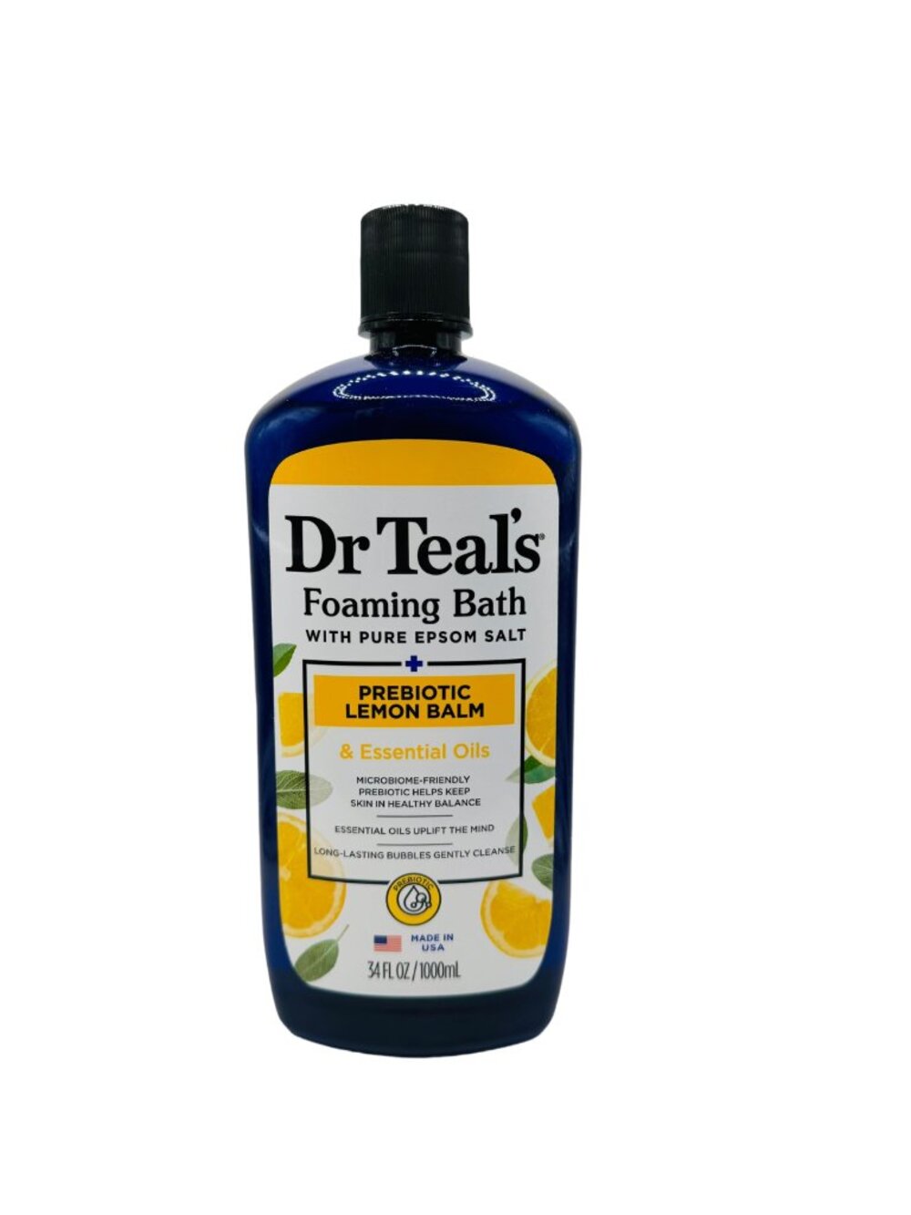 Dr Teals Foaming Bath With Pure Epsom Salt Prebiotic Lemon Balm & Essential Oils